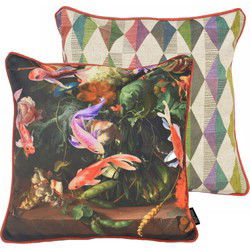 Velvet Fish | 45 x 45 cm | Kussenhoes | Polyester