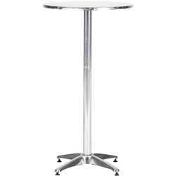 Yordi tuin bartafel grijs - in hoogte verstelbaar - Ø 60 cm
