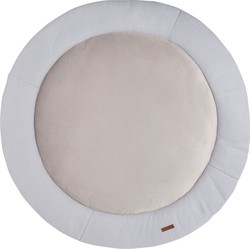 Baby's Only Gebreid boxkleed rond Classic - Parklegger - Speelkleed - Zilvergrijs - Ø90 cm - Extra dik - Tweezijdig te gebruiken