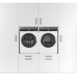Wasophoogte Wasmachine Kast Vienna – Pure Wit