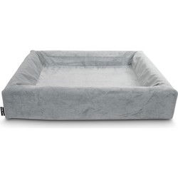 BIA BED RIB OVERTREK HONDENMAND GRIJS BIA-70 85X70X15 CM