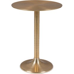BOLD MONKEY Hypnotising Round Side Table Gold
