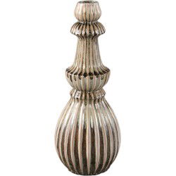 PTMD Vaas Myrtle - 15x15x41 cm - Keramiek - Creme