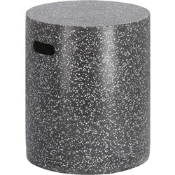 Kave Home - Jenell kruk zwart terrazzo Ø 35 cm