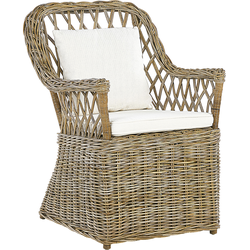 Beliani MAROS - Fauteuil-Natuurlijk-Rotan