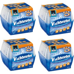 4x stuks bison vochtvreters / vochtvangers 450 gram - Vochtopnemers