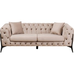 Bank Bellissima 2-Seater Velvet Beige 200cm