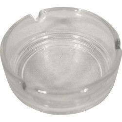 Glazen asbak basic model -Dia 11 cm - Action products - Asbakken