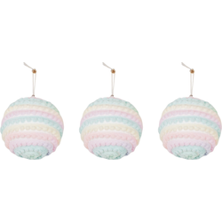 Xmas Hangers- Xmas Balls- Foam- Unicorn Colours-S3- 8cm
