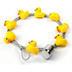 Trendform Foto koord Ducky met 8 Ducky gele magneten