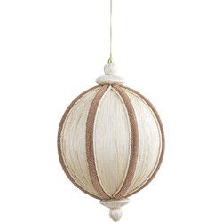 PTMD Kersthanger Nadinee - 20x20x30 cm - Polyester - Creme