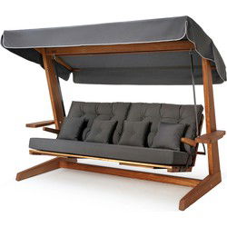 Westmann 4-persoons Houten Verandaschommel Luna 2600 - 139x260x195 cm