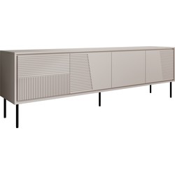 Meubella TV-Meubel Blanes - Beige - 200 cm