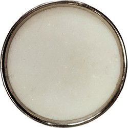 Clayre & Eef Deurknop  Ø 4 cm Wit Steen Rond Meubelknop