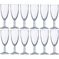 Arcoroc Champagneglazen - 12x stuks - transparant - 150 ml - glazen - Champagneglazen