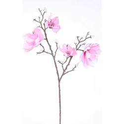 Magnolienzweig Rosa 86 cm große Kunstpflanze - Buitengewoon de Boet