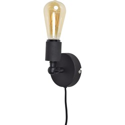 Wandlamp Bulby vintage black