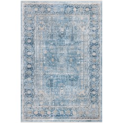 Safavieh Vintage Inspired Indoor Woven Area Rug, Victoria Collection, VIC997, in Blue & Ivory, 152 X 244 cm