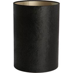 Light & Living - kap - Lubis - zwart - textiel - Ø 30cm - E27 - 2232547