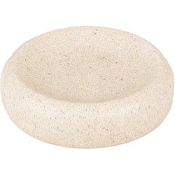 Clayre & Eef Zeepbakje  Ø 11x3 cm Beige Keramiek Rond Zeephouder