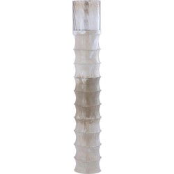 PTMD Windlicht Kaylyne - 26x26x156 cm - Glas - Creme