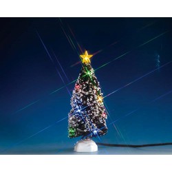 Weihnachtsfigur Evergreen tree with 12 multi light b/o 4.5v - LEMAX