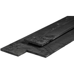 Plank douglas zwart geimpregneerd 2,5x25,0x300 cm Tuindeco