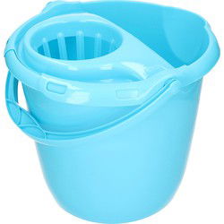 Plasticforte Dweilemmer - 15 liter - blauw - mopemmer - 38 cm - Emmers