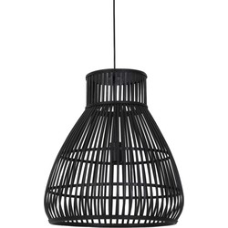 Light and Living hanglamp  - zwart - rotan - 2912978