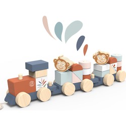 Speedy Monkey Speedy Monkey - Trein Stapelaar - 39,5x7x10 cm