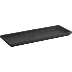 2 stuks - Elho Barcelona balkonbak schotel 50cm antraciet