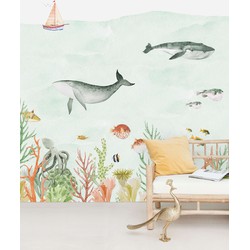 Creative Lab Amsterdam Sealife Coral Mural 100 cm x 280cm 