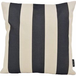 Sierkussen Ela Stripe Zwart | 45 x 45 cm | Katoen/Linnen