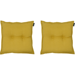 Madison - Zitkussen Panama Yellow - 50x50cm - 2 Stuks