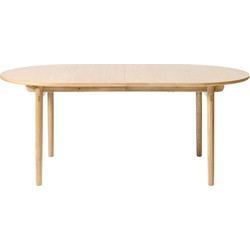 Eettafel Naturel - 100x190x74cm - Eikenhout - Tafel Carno