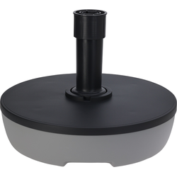 HIXA Parasolvoet - 20L - Donkergrijs - Parasolhouder - Rond - Terras - Tuin - Voet voor Parasol