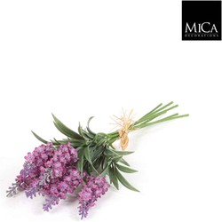 Mica Decorations 12 bosjes lavendel 34cm lila