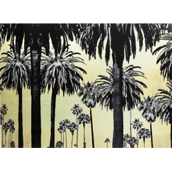 Kare Wandfoto Metallic Palms 180x120cm