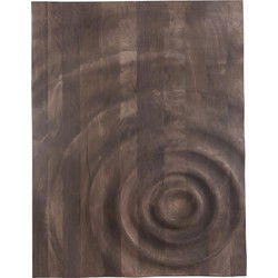 PTMD Wandpaneel Mattin - 100x4x130 cm - Hout - Bruin
