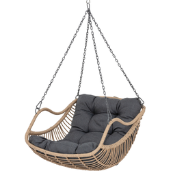 HESPERIDE HIXA Schommelstoel - Hangmat  - Loveseat - Loungestoel - buiten - Grijs