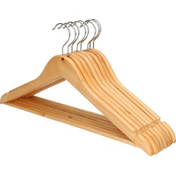 Kledinghangers - 8x - hout - luxe hangers - Kledinghangers