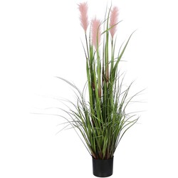 Mica Decorations Pluimgras Kunstplant - H120 x Ø45 cm - Roze