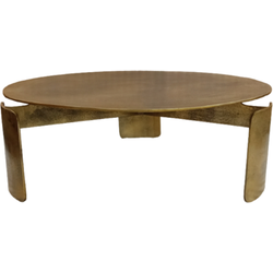 Salontafel naturel | darwin | rond | 28(h) x 90 cm