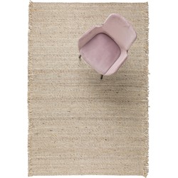 ZUIVER Carpet Frills 170x240 Beige/Yellow