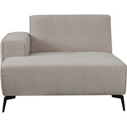 Bank Nero Longchair Arm Links Voorstaand 117x151x80 cm