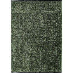 SPACE Vloerkleed – Laagpolig Velours – Modern & Sportief – Katoen & Chenille – Groen- 240x340 CM