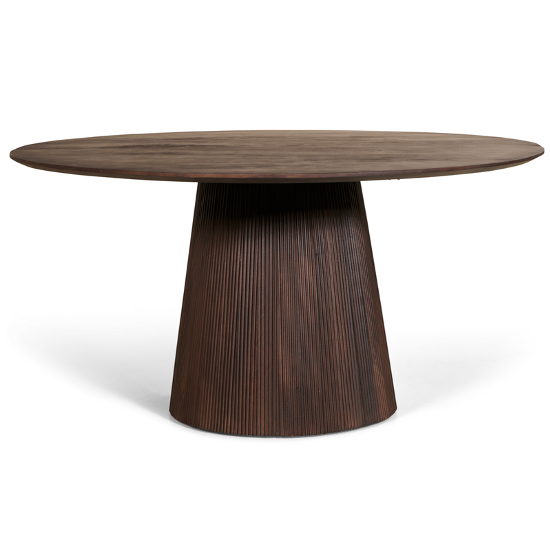 Mokka Ronde Eettafel Donkerbruin - Ø120cm - 