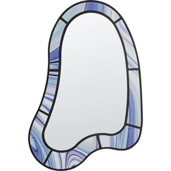 Beliani MONTSEC - Wandspiegel-Paars-Glas