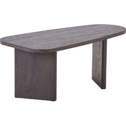 Salontafel Donkerbruin - Organisch - 100x50x41cm - Melo