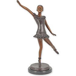 BRONZEN BEELD VAN EEN BALLERINA